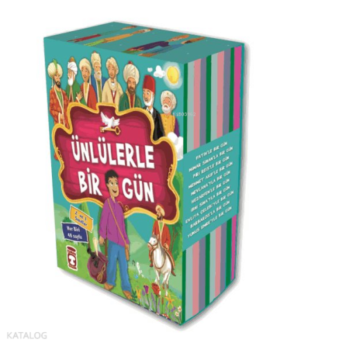 Ünlülerle Bir Gün Seti (10 Kitap Takım) | benlikitap.com