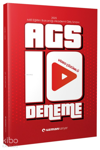 Uzman Kariyer Yayınları MEB-AGS 10 Deneme Çözümlü | benlikitap.com