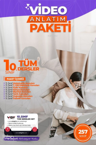 Vaf 10.Sınıf Aktivasyon Kartı Seti - 2022