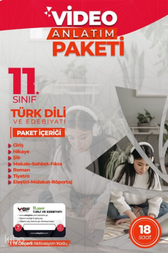 Vaf 11.Sınıf Aktivasyon Kartı Edebiyat - 2022