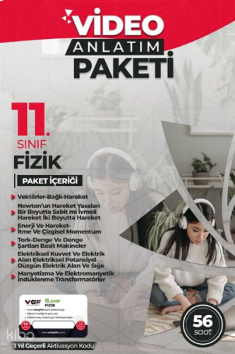 Vaf 11.Sınıf Aktivasyon Kartı Fizik - 2022