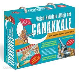 Vatan Kalbinin Attığı Yer Çanakkale (10 Kitap); 57 x 82 Ebatlarında Çanakkale Haritası Hediyeli