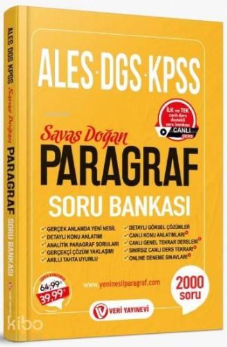 Veri Yayınevi 2020 ALES DGS KPSS Paragraf Soru Bankası