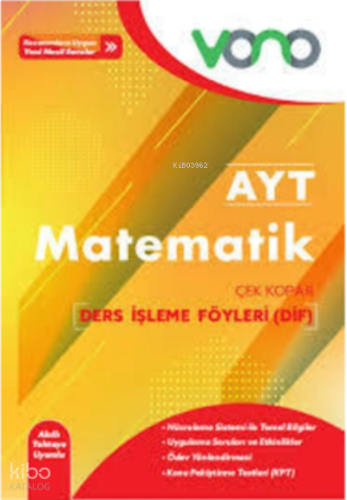 Vono Ayt Matematik Ders İşleme Föyleri (Dif)