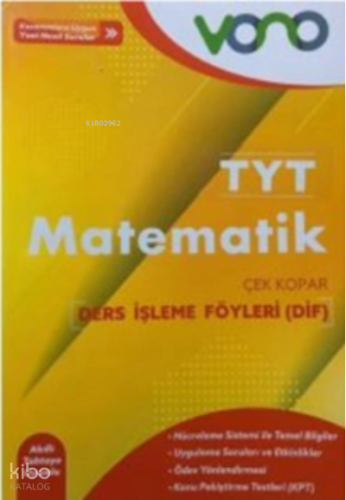 Vono Tyt Matematik Ders İşleme Föyleri (Dif)
