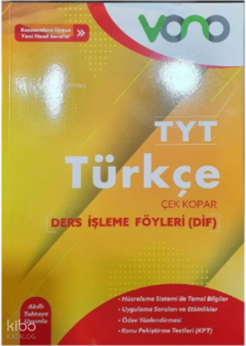Vono Tyt Türkçe Ders İşleme Föyleri (Dif)