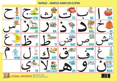 Yapboz - Arapça Harfler - Elifba | benlikitap.com