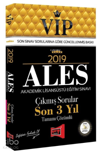 Yargı - Vıp Ales Son 3 Yıl Tamamı Çözümlü Çıkmış Sorular 2019 Yeni | b