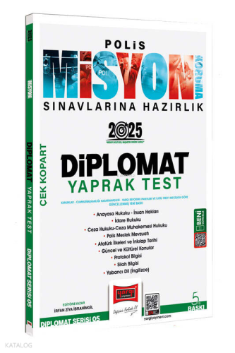 Yargı Yayınevi 2025 Polis Misyon Sınavlarına Hazırlık Diplomat Serisi 