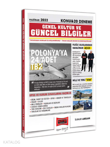 Yargı Yayınları 2022 Genel Kültür ve Güncel Bilgiler Konu Anlatımı +20 Deneme