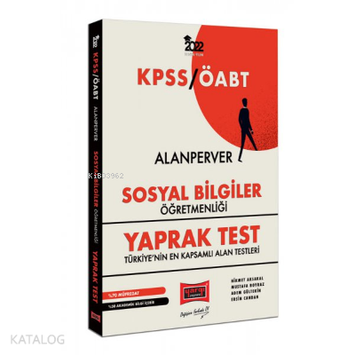 Yargı Yayınları 2022 ÖABT AlanPerver Sosyal Bilgiler Öğretmenliği Yapr