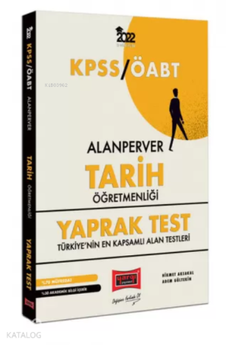 Yargı Yayınları 2022 ÖABT AlanPerver Tarih Öğretmenliği Yaprak Test | 