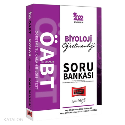 Yargı Yayınları 2022 ÖABT Biyoloji Öğretmenliği Soru Bankası | benliki