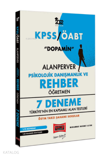 Yargı Yayınları 2022 ÖABT Dopamin AlanPerver Psikolojik Danışmanlık ve