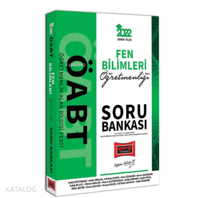 Yargı Yayınları 2022 ÖABT Fen Bilimleri Öğretmenliği Soru Bankası | be