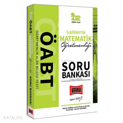 Yargı Yayınları 2022 ÖABT İlköğretim Matematik Öğretmenliği Soru Banka