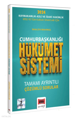 Yargı Yayınları 2024 Cumhurbaşkanlığı Hükümet Sistemi | benlikitap.com