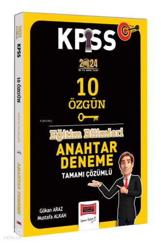 Yargı Yayınları 2024 KPSS Eğitim Bilimleri Anahtar Serisi Tamamı Çözümlü 10 Özgün Deneme