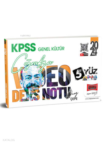 Yargı Yayınları 2024 KPSS Genel Kültür 5Yüz Coğrafya Video Ders Notları