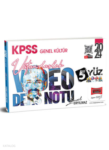 Yargı Yayınları 2024 KPSS Genel Kültür 5Yüz Vatandaşlık Video Ders Not