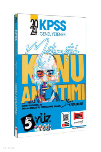 Yargı Yayınları 2024 KPSS Genel Yetenek 5Yüz Matematik Konu Anlatımı |