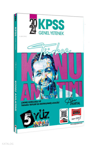 Yargı Yayınları 2024 KPSS Genel Yetenek 5Yüz Türkçe Konu Anlatımı | be
