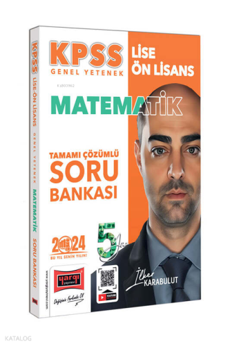 Yargı Yayınları 2024 KPSS Lise Ön Lisans 5Yüz Ekibi Matematik Tamamı Ç