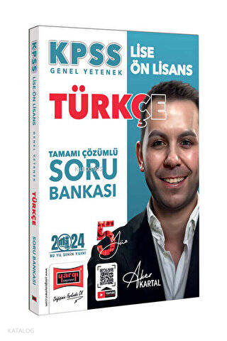 Yargı Yayınları 2024 KPSS Lise Ön Lisans 5Yüz Ekibi Türkçe Tamamı Çözü