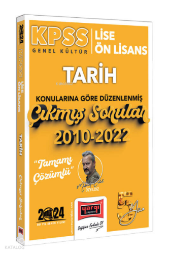 Yargı Yayınları 2024 KPSS Lise Ön Lisans Genel Kültür Tarih Konularına