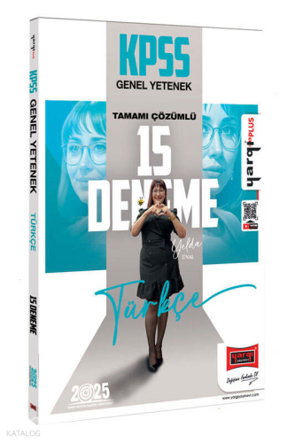 Yargı Yayınları 2025 KPSS Genel Yetenek Tamamı Çözümlü Türkçe 15 Denem