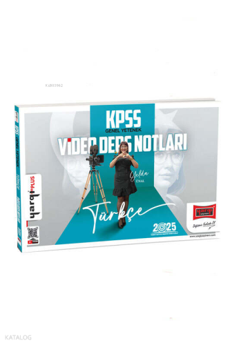 Yargı Yayınları 2025 KPSS Genel Yetenek Türkçe Video Ders Notları | be