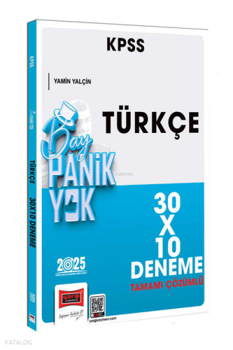 Yargı Yayınları 2025 KPSS Tamamı Çözümlü Türkçe 30x10 Deneme