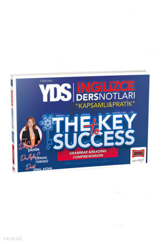 Yargı Yayınları 2025 YDS İngilizce Kapsamlı Pratik The Key To Success Grammar & Reading Comprehension Ders Notları