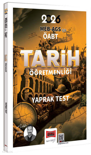 Yargı Yayınları 2026 MEB-AGS ÖABT Tarih Öğretmenliği Yaprak Test | ben