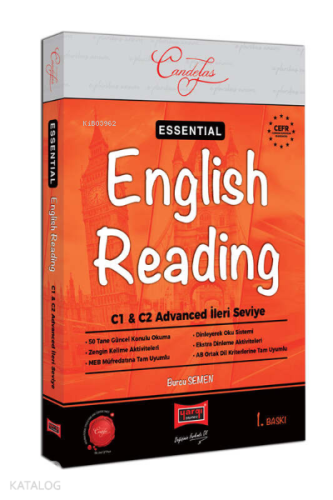 Yargı Yayınları CANDELAS Essential English Reading C1&C2 Advanced İleri Seviye