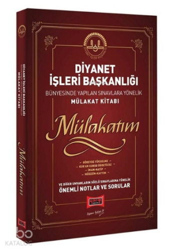 Yargı Yayınları Diyanet İşleri Başkanlığı Bünyesinde Yapılan Sınavlara Yönelik Mülakat Kitabı
