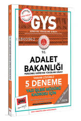 Yargı Yayınları GYS Adalet Bakanlığı Yazı İşleri Müdürü Kadrosu İçin Tamamı Çözümlü 5 Deneme