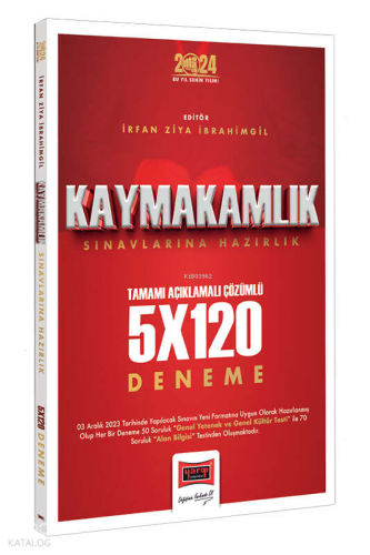 Yargı Yayınları Kaymakamlık Tamamı Açıklamalı Çözümlü 5x120 Deneme