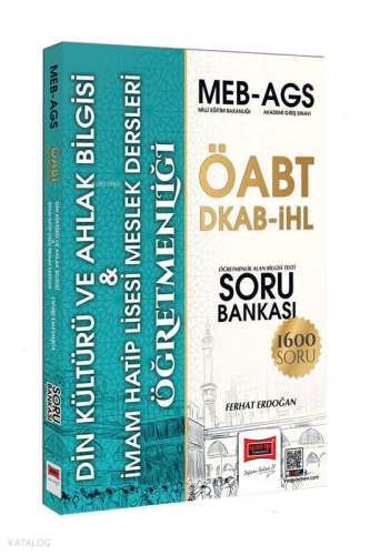 Yargı Yayınları MEB-AGS ÖABT DKAB-İHL Din Kültürü ve Ahlak Bilgisi Öğretmenliği Soru Bankası