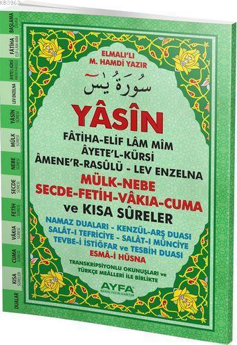 Yasin (Ayfa-091, Orta Boy, İthal Kağıt, Türkçeli) | benlikitap.com