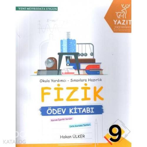 Yazıt Yayınları 9. Sınıf Fizik Ödev Kitabı Yazıt 