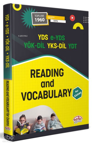 YDS e-YDS YÖK-DİL YKS-DİL YDT Reading and Vocabulary | benlikitap.com
