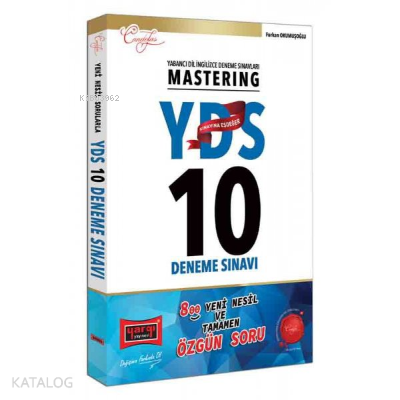 YDS Mastering 10 Deneme Sınavı | benlikitap.com