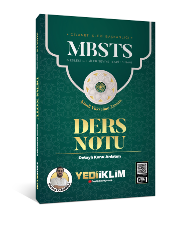 Yediiklim Yayınları 2025 MBSTS Konu Anlatımlı Ders Notu | benlikitap.c