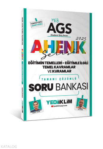 Yediiklim Yayınları 2025 MEB AGS Ahenk Serisi Eğitimin Temelleri - Eği