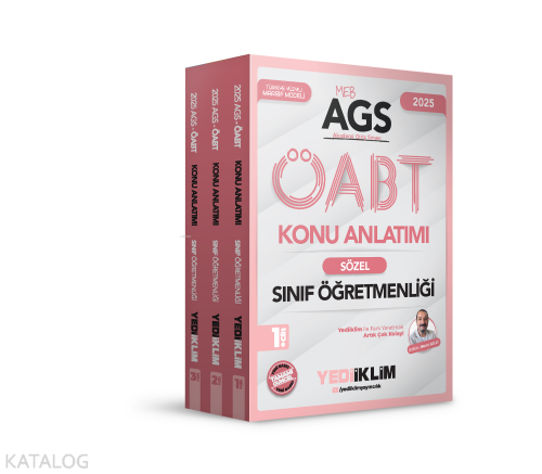 Yediiklim Yayınları 2025 MEB AGS ÖABT Sınıf Öğretmenliği Konu Anlatımı