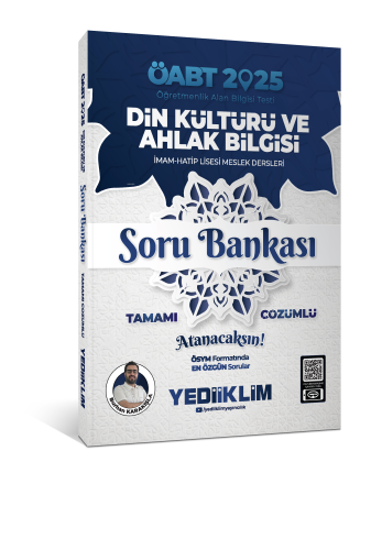 Yediiklim Yayınları 2025 ÖABT Din Kültürü ve Ahlak Bilgisi Soru Bankas