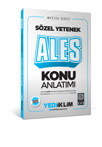 Yediiklim Yayınları 2026 Master Serisi ALES Sözel Yetenek Konu Anlatım