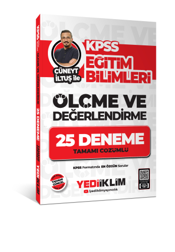 Yediiklim Yayınları KPSS Eğitim Bilimleri Ölçme ve Değerlendirme Cüney