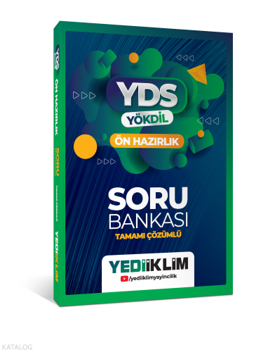 Yediiklim Yayınları YDS YÖKDİL Ön Hazırlık Tamamı Çözümlü Soru Bankası
